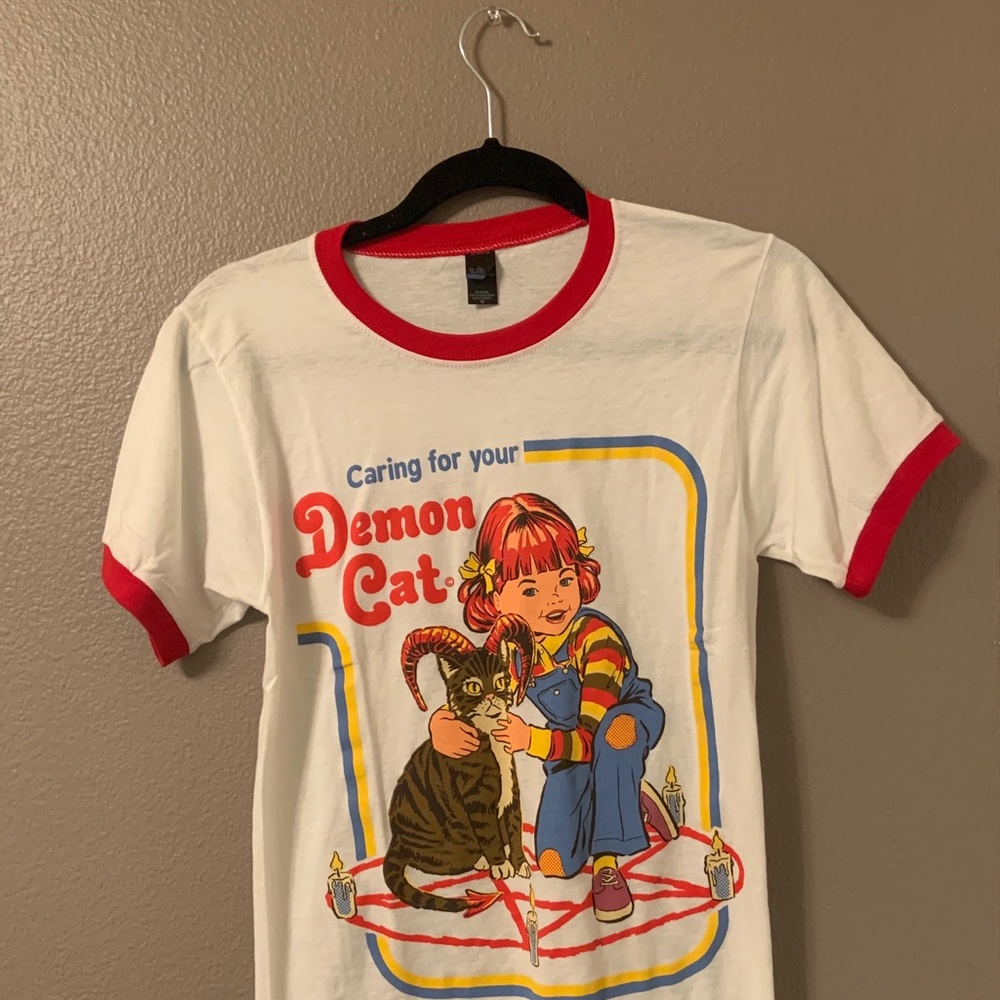 Wicked Clothes ringer tee NWOT